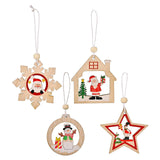Maxbell Maxbell Christmas Hanging Ornaments DIY Crafts Background for Outdoor Shop House Star