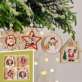 Maxbell Maxbell Christmas Hanging Ornaments DIY Crafts Background for Outdoor Shop House Star