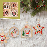 Maxbell Maxbell Christmas Hanging Ornaments DIY Crafts Background for Outdoor Shop House Star