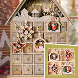 Maxbell Maxbell Christmas Hanging Ornaments DIY Crafts Background for Outdoor Shop House Star