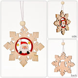 Maxbell Maxbell Christmas Hanging Ornaments DIY Crafts Background for Outdoor Shop Snow Round