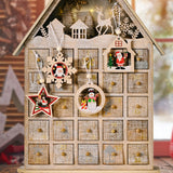 Maxbell Maxbell Christmas Hanging Ornaments DIY Crafts Background for Outdoor Shop Snow Round