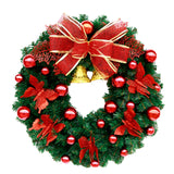 Maxbell Maxbell 40cm Winter Christmas Wreath Door Flower Wreath for Door Home Decoration