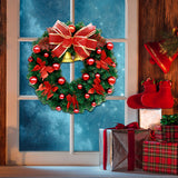 Maxbell Maxbell 40cm Winter Christmas Wreath Door Flower Wreath for Door Home Decoration