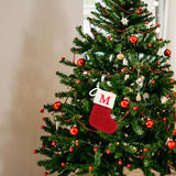 Maxbell Maxbell Christmas Stocking Knit Sock Christmas Alphabet Knitting Socks for Ornament M