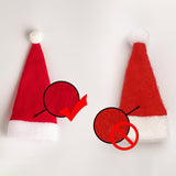 Maxbell Maxbell 10 Pieces Christmas Hat Christmas Presents Storage Bag Ornaments Pockets