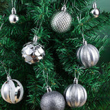 Maxbell Maxbell 42x Christmas Balls Ornaments 3cm-6cm Decoration for Home Holiday Wedding Golden