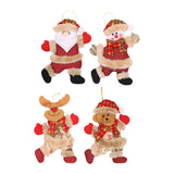 Maxbell Maxbell 4x santa claus Ornaments Doll for party Supplies Festival