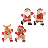 Maxbell Maxbell 4x santa claus Ornaments Doll for party Supplies Festival