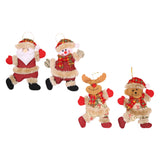 Maxbell Maxbell 4x santa claus Ornaments Doll for party Supplies Festival
