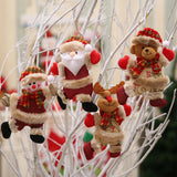 Maxbell Maxbell 4x santa claus Ornaments Doll for party Supplies Festival
