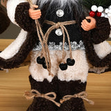 Maxbell Maxbell Santa Claus Doll Christmas Cute for New Year Bathroom Table Decoration 30cm