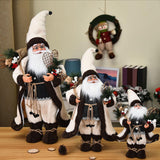 Maxbell Maxbell Santa Claus Doll Christmas Cute for New Year Bathroom Table Decoration 30cm