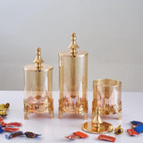 Maxbell Maxbell Elegant Candy Jar Transparent Dessert Candy Dish for Party Holiday Home Smal