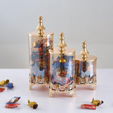 Maxbell Maxbell Elegant Candy Jar Transparent Dessert Candy Dish for Party Holiday Home Smal