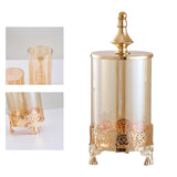Maxbell Maxbell Elegant Candy Jar Transparent Dessert Candy Dish for Party Holiday Home Medium