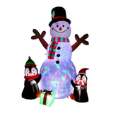 Maxbell Maxbell 1.8 Meters Christmas Inflatable Snowman with Light for Outdoor Garden Decor