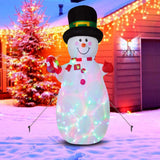 Maxbell Maxbell Inflatable Snowman Christmas Decoration with Stakes for Holiday