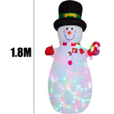 Maxbell Maxbell Inflatable Snowman Christmas Decoration with Stakes for Holiday