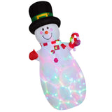 Maxbell Maxbell Inflatable Snowman Christmas Decoration with Stakes for Holiday