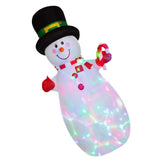 Maxbell Maxbell 1.8 Meters Xmas Inflatable Snowman with Lights Ornament for Lawn Patio