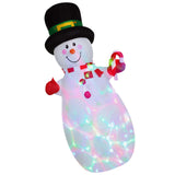 Maxbell Maxbell 1.8 Meters Xmas Inflatable Snowman with Lights Ornament for Lawn Patio
