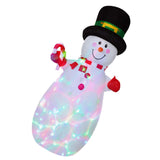 Maxbell Maxbell 1.8 Meters Xmas Inflatable Snowman with Lights Ornament for Lawn Patio