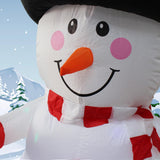 Maxbell Maxbell 1.8 Meters Xmas Inflatable Snowman with Lights Ornament for Lawn Patio