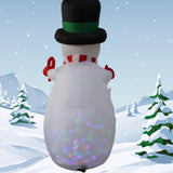 Maxbell Maxbell 1.8 Meters Xmas Inflatable Snowman with Lights Ornament for Lawn Patio