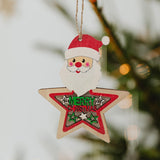 Maxbell 10Pcs Christmas Tree Decoration Pendant for Home Decor Santa