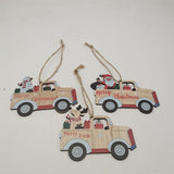 Maxbell 10Pcs Christmas Tree Decoration Pendant for Home Decor Santa