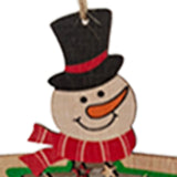 Maxbell 10Pcs Christmas Tree Decoration Pendant for Home Decor Snowman