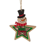 Maxbell 10Pcs Christmas Tree Decoration Pendant for Home Decor Snowman