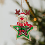 Maxbell 10Pcs Christmas Tree Decoration Pendant for Home Decor Elk