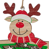 Maxbell 10Pcs Christmas Tree Decoration Pendant for Home Decor Elk