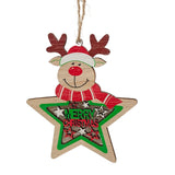 Maxbell 10Pcs Christmas Tree Decoration Pendant for Home Decor Elk