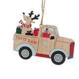 Maxbell 10Pcs Christmas Tree Decoration Pendant for Home Decor Elk and Car