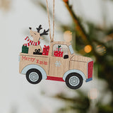 Maxbell 10Pcs Christmas Tree Decoration Pendant for Home Decor Elk and Car