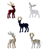 Maxbell Elk Christmas Tree Decoration Gift Decorative for Xmas Tree Photography Prop Red