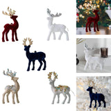 Maxbell Elk Christmas Tree Decoration Gift Decorative for Xmas Tree Photography Prop Red