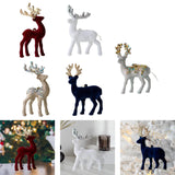 Maxbell Elk Christmas Tree Decoration Gift Decorative for Xmas Tree Photography Prop Red