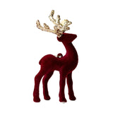Maxbell Elk Christmas Tree Decoration Gift Decorative for Xmas Tree Photography Prop Red