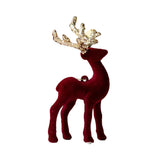 Maxbell Elk Christmas Tree Decoration Gift Decorative for Xmas Tree Photography Prop Red