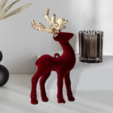 Maxbell Elk Christmas Tree Decoration Gift Decorative for Xmas Tree Photography Prop Red