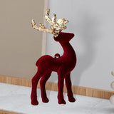 Maxbell Elk Christmas Tree Decoration Gift Decorative for Xmas Tree Photography Prop Red