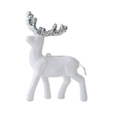 Maxbell Elk Christmas Tree Decoration Gift Decorative for Xmas Tree Photography Prop White