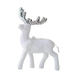 Maxbell Elk Christmas Tree Decoration Gift Decorative for Xmas Tree Photography Prop White