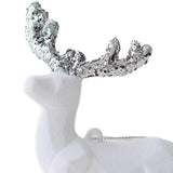 Maxbell Elk Christmas Tree Decoration Gift Decorative for Xmas Tree Photography Prop White