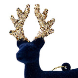 Maxbell Elk Christmas Tree Decoration Gift Decorative for Xmas Tree Photography Prop Blue