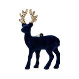 Maxbell Elk Christmas Tree Decoration Gift Decorative for Xmas Tree Photography Prop Blue
